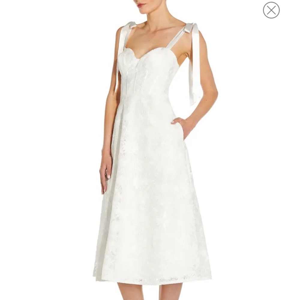 Aidan Mattox midi dress, US size 4, bridal shower or engagement dress